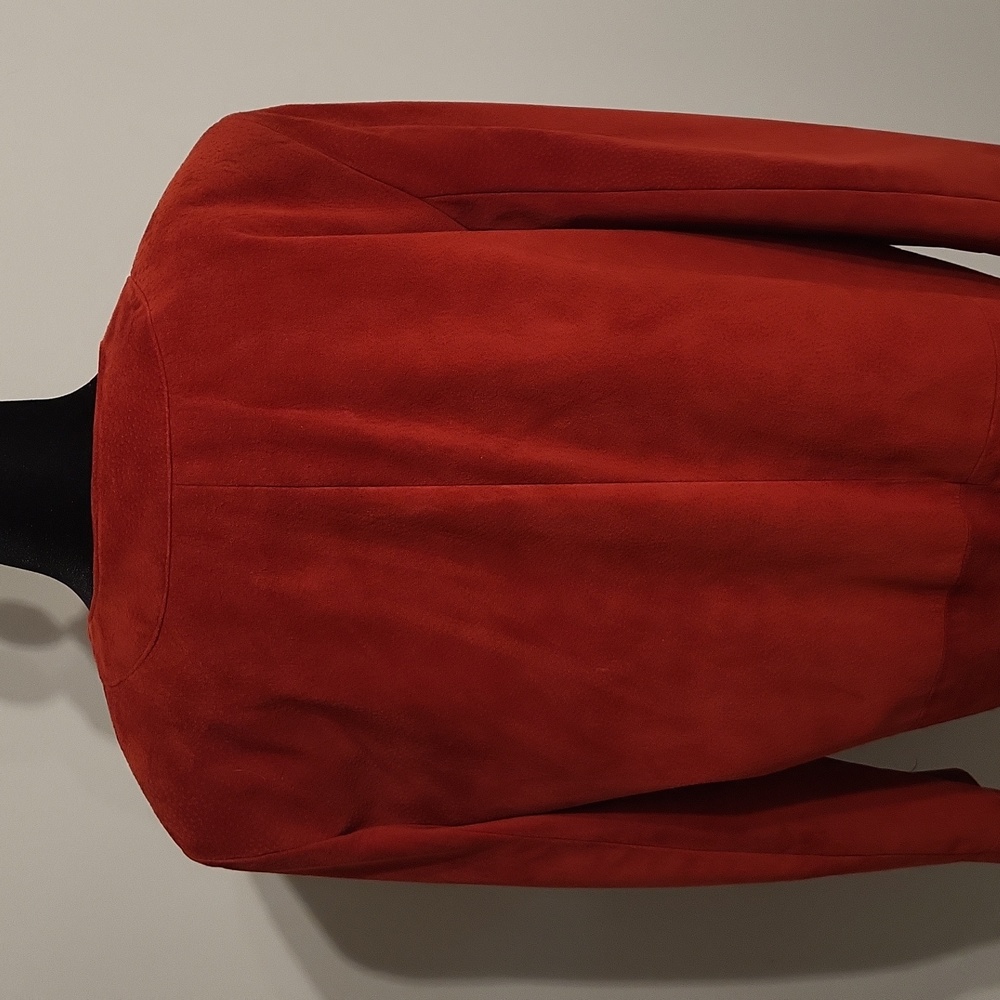 Danier Red Suede Jacket - Picture 6 of 14